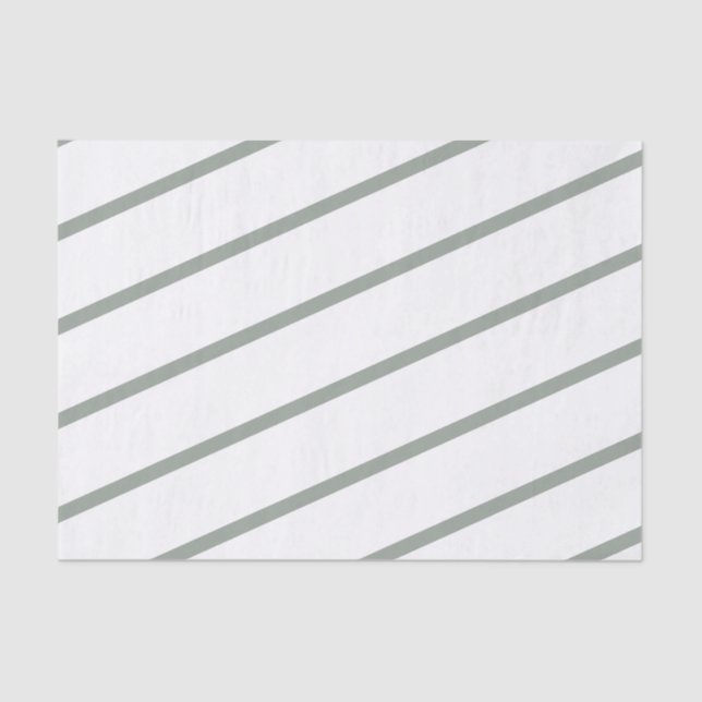 Papel De Seda Verde claro y blanco desnudo (Anverso)