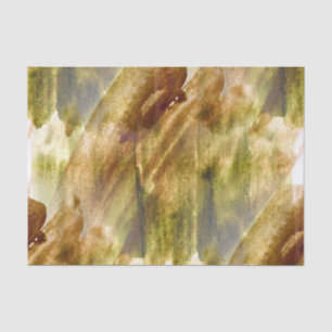 Papel De Seda verde del arte, fondo marrón de la pintura de la