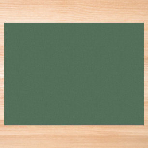 Papel De Seda Verde Esmeralda Oscuro Color Sólido