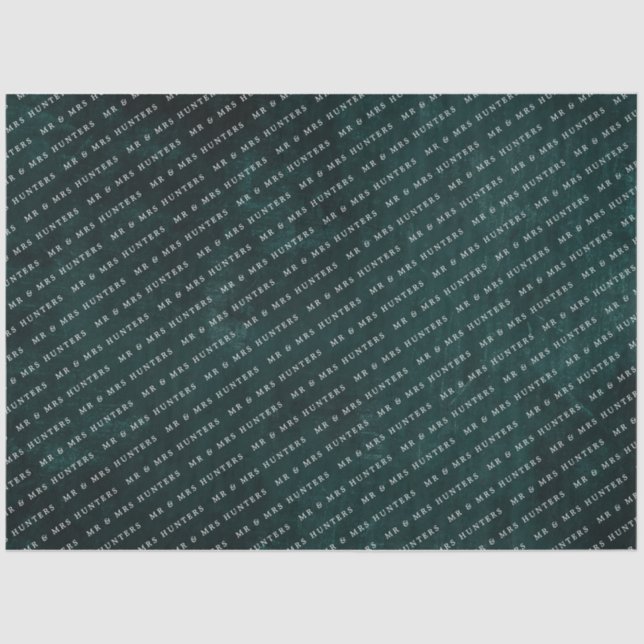 Papel De Seda Verde esmeralda rojo oscuro  (Anverso)