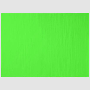 Papel De Seda Verde Neon Fluorescente Simple Moderno