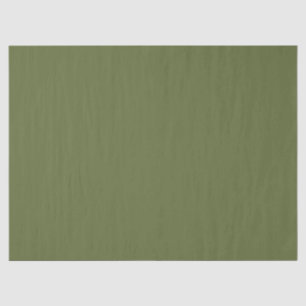 Papel De Seda Verde olivo oscuro