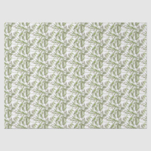 Papel De Seda verde primavera