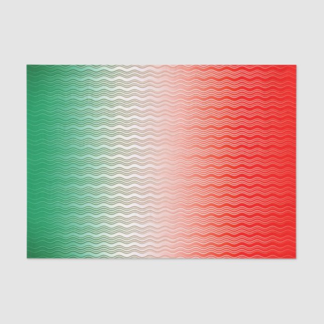 Papel De Seda Verde rojo (Anverso)