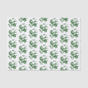 Papel De Seda Verdes Mister Pro Triceratops