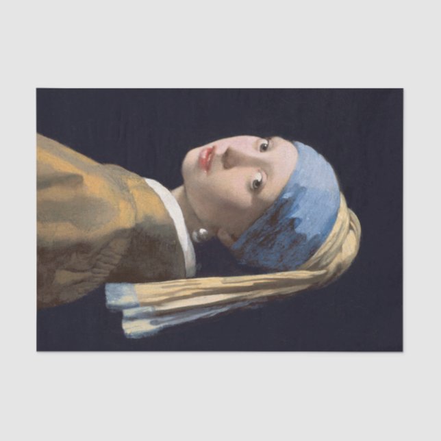 Papel De Seda Vermeer Chica con Pearl Earring (Anverso)