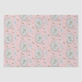 Papel De Seda Versailles Strawberrys & Ribbons Pink