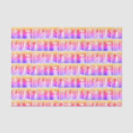 Papel De Seda Vestido de novia vintage Novia y novio Arcoíris