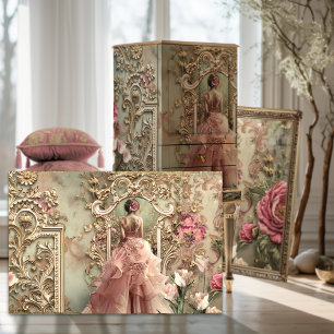 Papel De Seda Vestido de venta al aire libre, Shabby Chic, arte