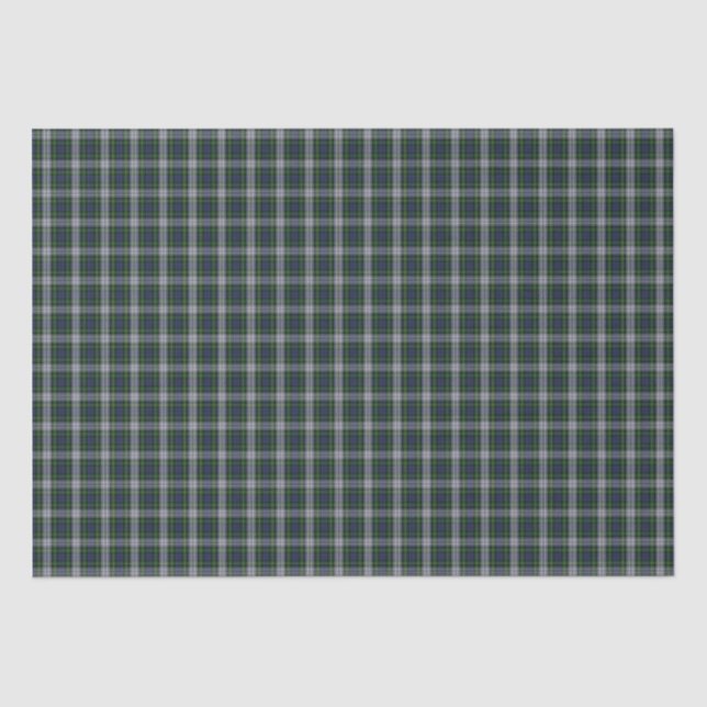 Papel De Seda Vestido Gordon Scottish Tartan Plaid Pattern (Anverso)