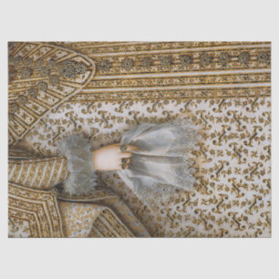 Papel De Seda Vestido real del siglo XVII