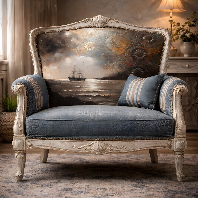 Papel De Seda Viaje de Barco Celestial Decoupage (Celestial Ship Journey Decoupage Tissue Paper)