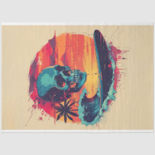 Papel De Seda Viaje en Skull Bones Surf #3 Desnudo