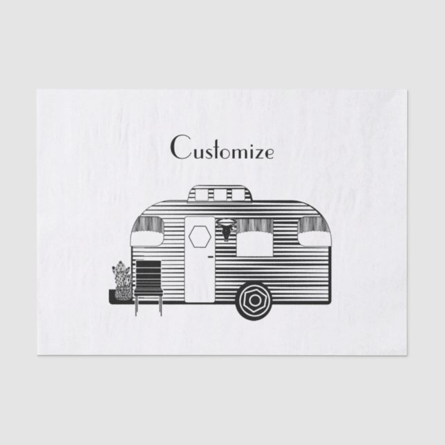 Papel De Seda Viajero Caravana de caravanas Thunder_Cove (Anverso)