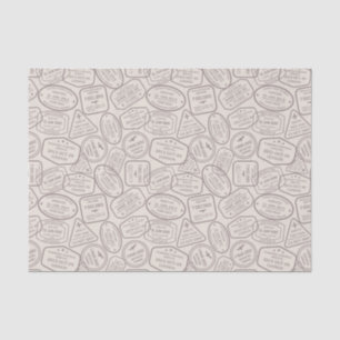 Papel De Seda Viajes/sellos de época