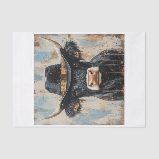 Papel De Seda Vibes de vaca Highland1 (Anverso)