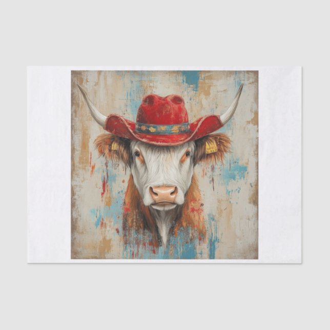 Papel De Seda Vibes de vaca Highland5 (Anverso)