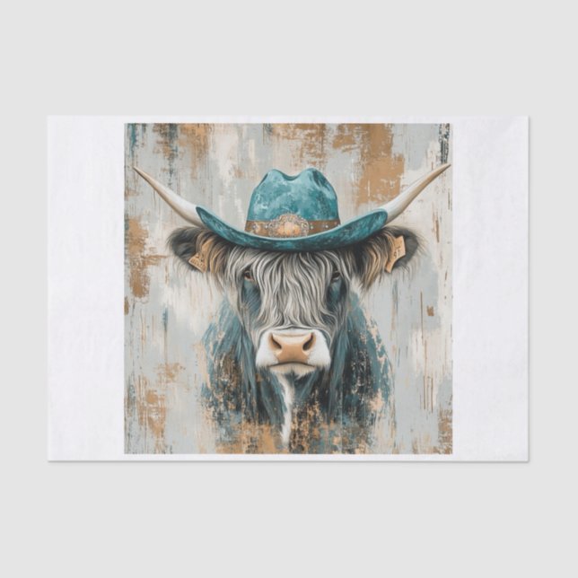 Papel De Seda Vibes de vaca Highland8 (Anverso)