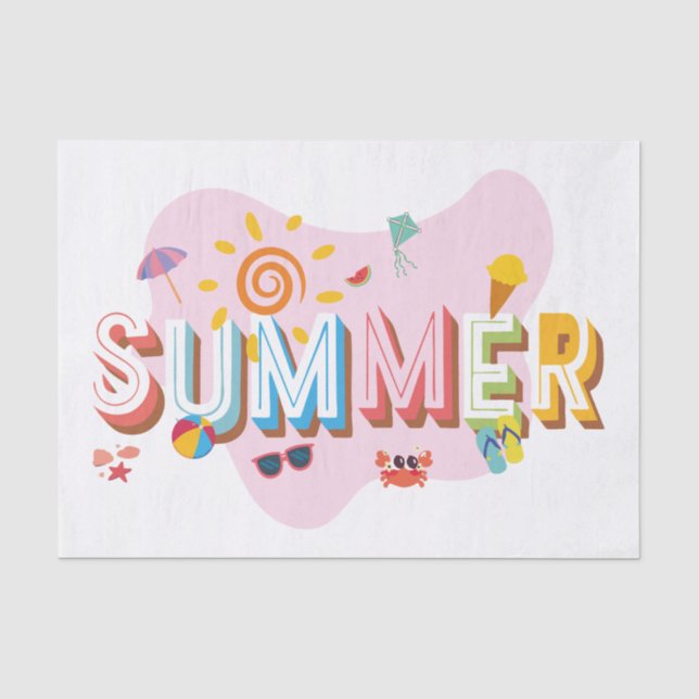 Papel De Seda Vibes de verano (Anverso)