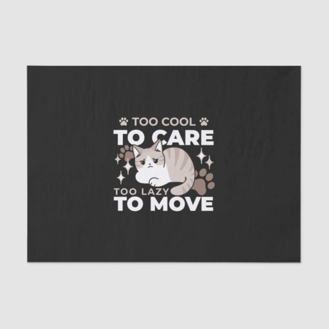 Papel De Seda Vibes relajadas y perezosas para el diseño de los  (Anverso)