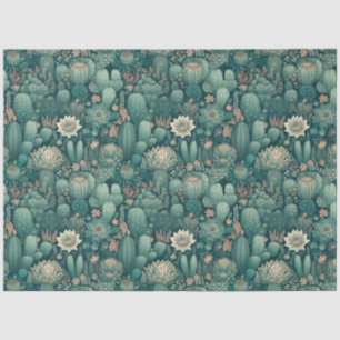 Papel De Seda Vibrant Cactus Dreams Tissue Paper