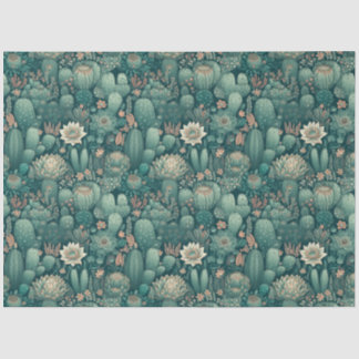 Papel De Seda Vibrant Cactus Dreams Tissue Paper