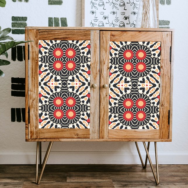 Papel De Seda Vibrant Ethnic Arabesque Bohemian Mosaic Decoupage (Subido por el creador)
