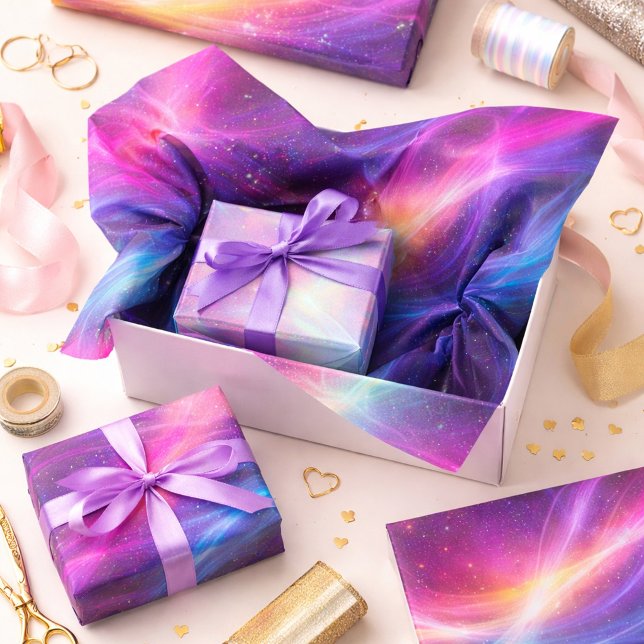 Papel De Seda Vibrant Neon Wave (Subido por el creador)