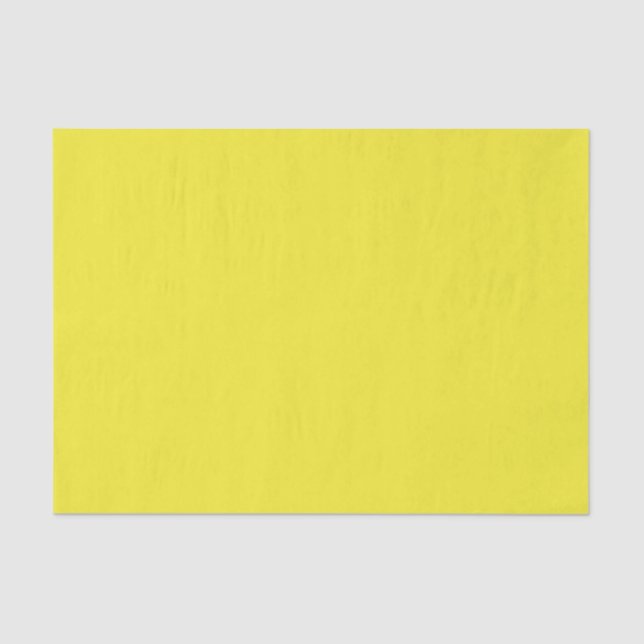 Papel De Seda Vibrant Solid Yellow Background  (Anverso)