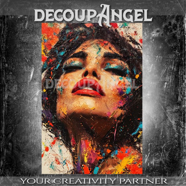 Papel De Seda Vibrante arte pop de mujer sensual - Decoración ve (Subido por el creador)