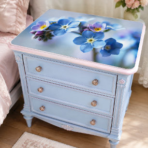 Papel De Seda Vibrante Azul Celeste Cottagecore Nomeolvides