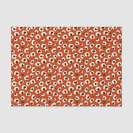 Papel De Seda Vibrante negrita Leopardo rojo impresión de animal