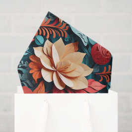 Papel De Seda Vibrante tema navideño