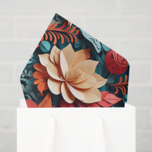 Papel De Seda Vibrante tema navideño
