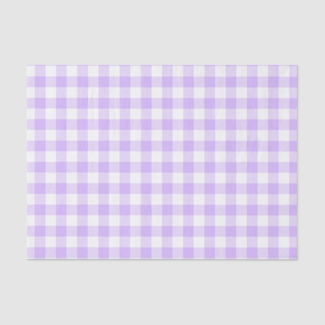 Papel De Seda Vichy Lavande (Anverso)