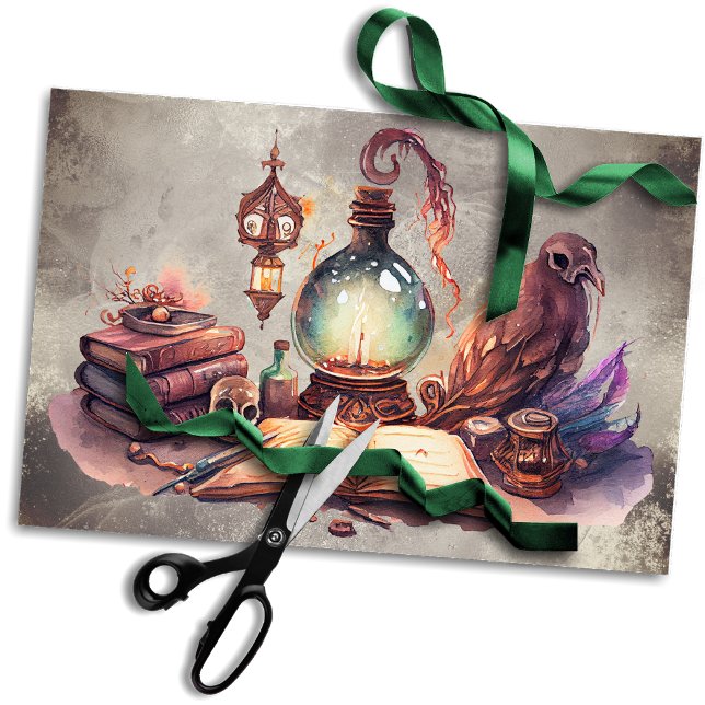 Papel De Seda Victorian Boudoir | Escritorio antiguo con bola de (Subido por el creador)