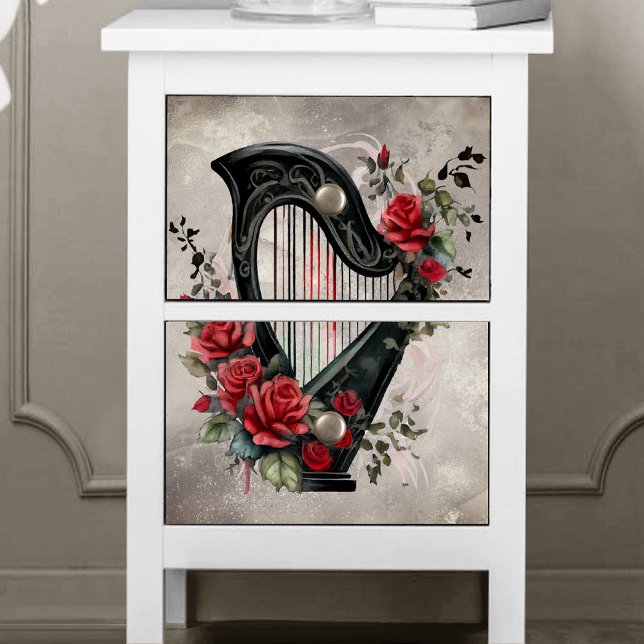 Papel De Seda Victorian Boudoir | Instrumento de música de arpa  (Subido por el creador)