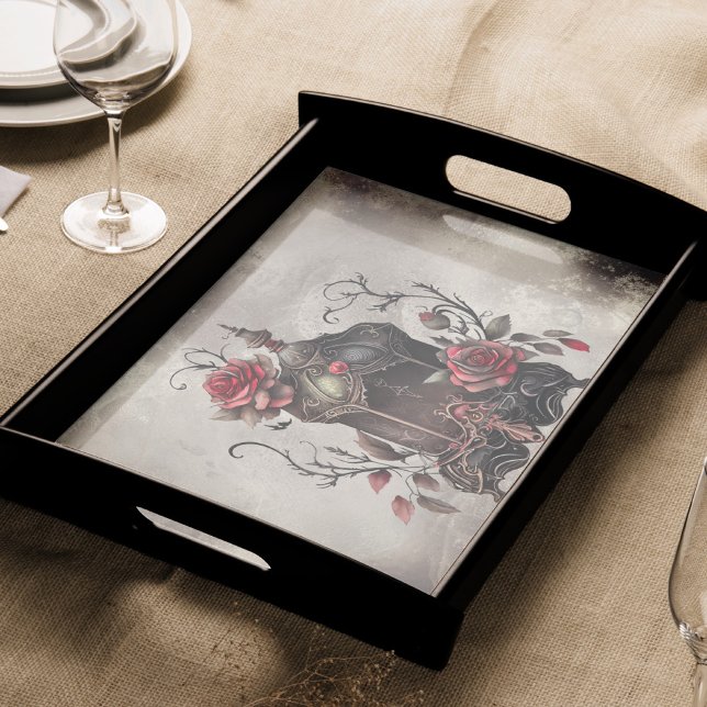 Papel De Seda Victorian Boudoir | Linterna antigua con rosas roj (Subido por el creador)