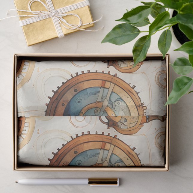 Papel De Seda Victorian Steampunk (Regalo )