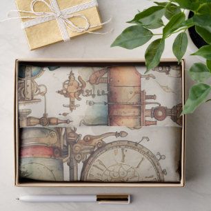 Papel De Seda Victorian Steampunk