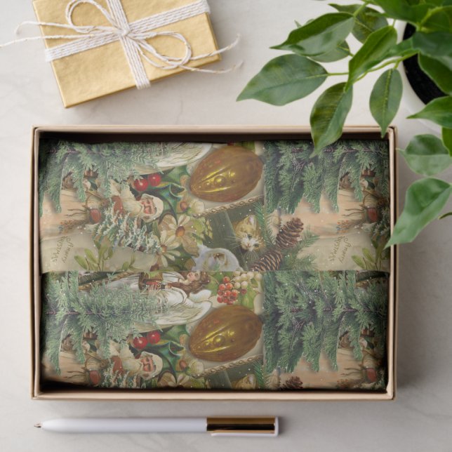 Papel De Seda Victorian Yuletide Splendor (Regalo )