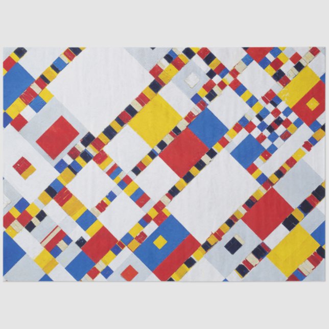 Papel De Seda Victory Boogie Woogie, Mondrian (Anverso)