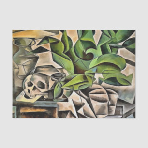 Papel De Seda Vida con el arte de la vanita geométrica de Craniu
