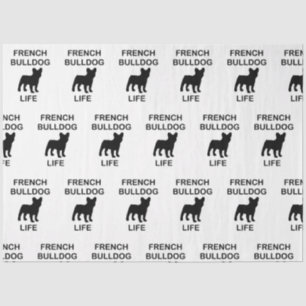 Papel De Seda vida de bulldog francés