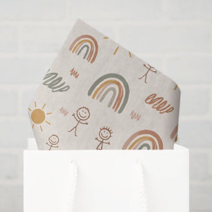 Papel De Seda Vida de Mamá Boho Arcoíris