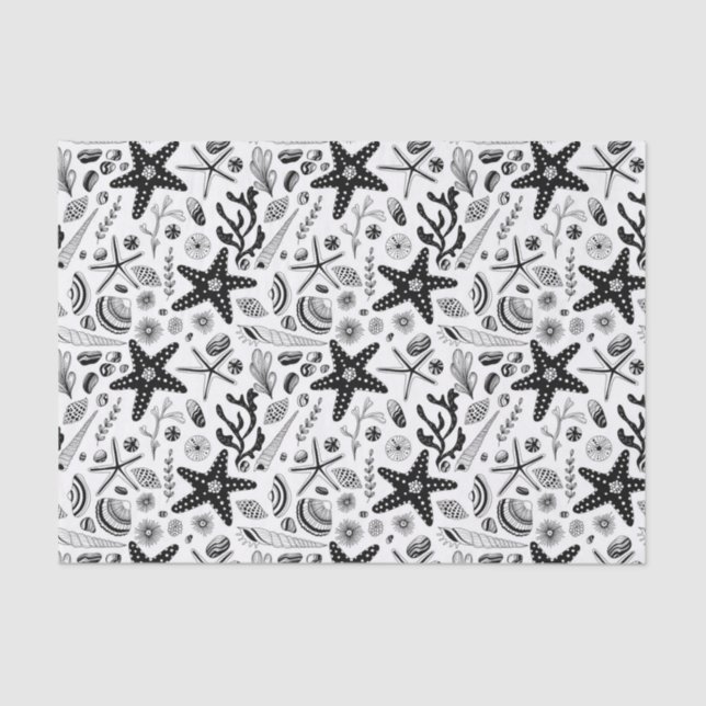 Papel De Seda Vida marina (Anverso)