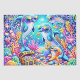 Papel De Seda Vida marina