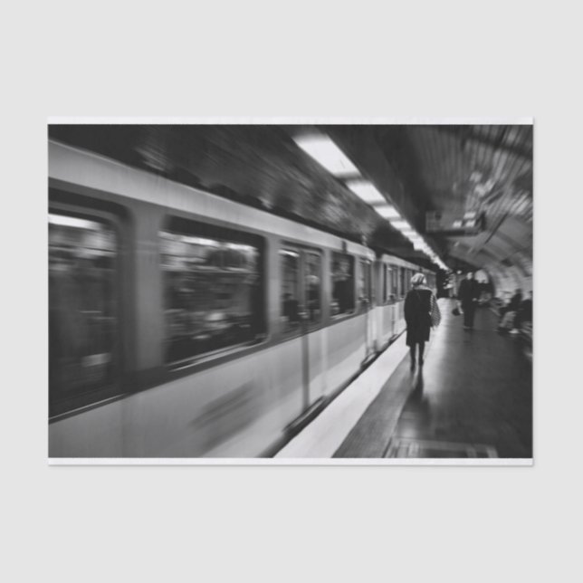 Papel De Seda Vida parisina moderna y urbana (Anverso)