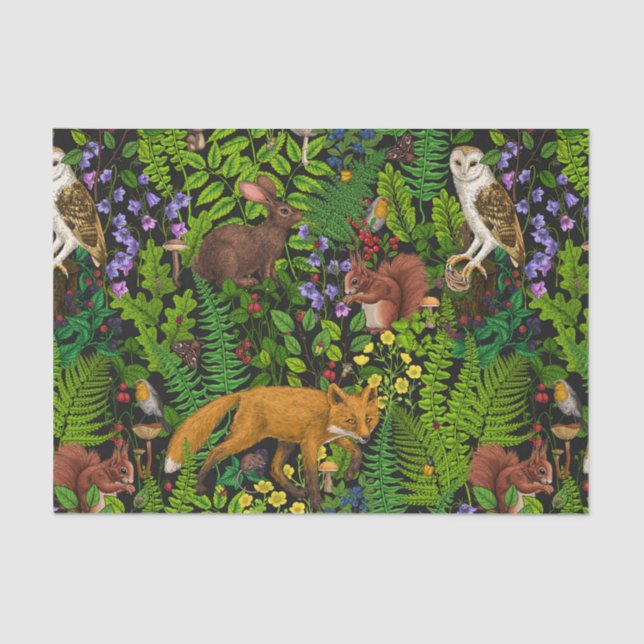 Papel De Seda Vida silvestre (Anverso)