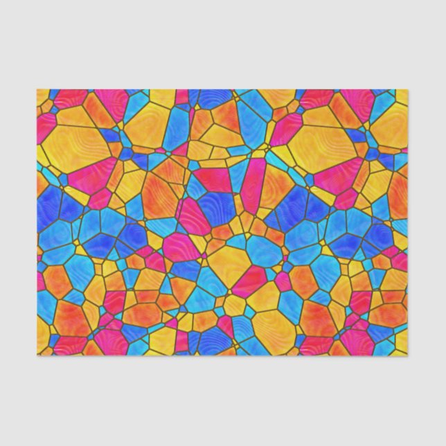 Papel De Seda Vidrio manchado 2 (Anverso)